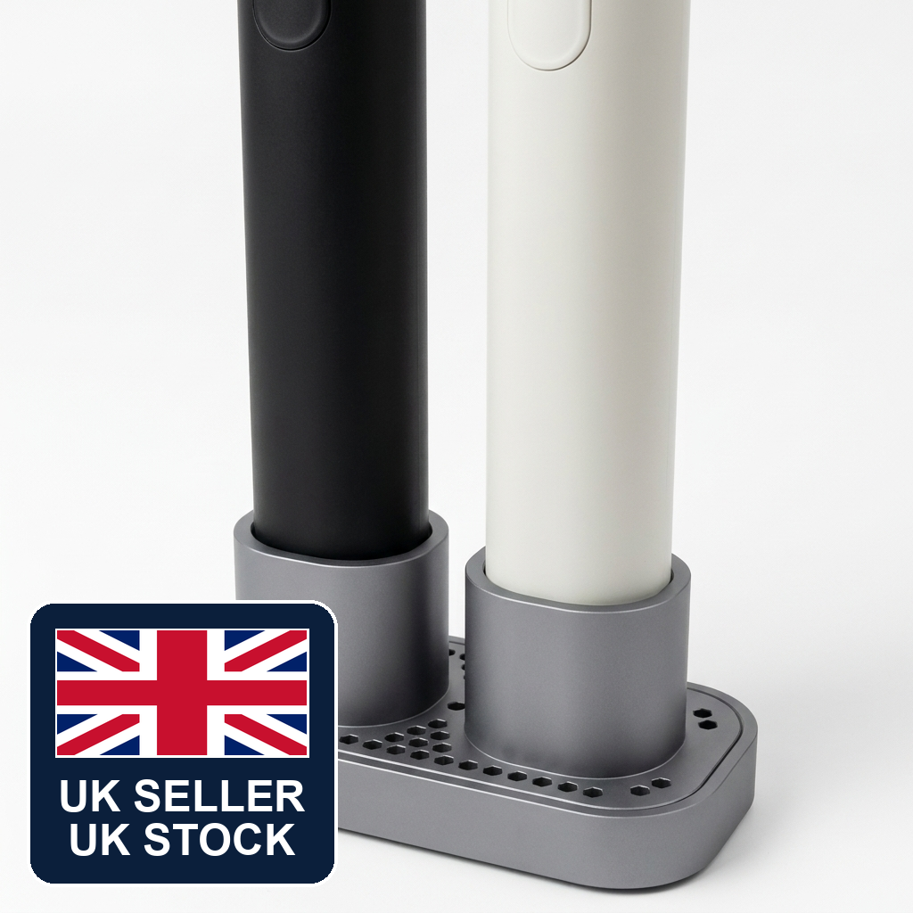 Toothbrush Holder for SURI 2.0 Twin Stand with Drip Tray for Bathroom Cabinet