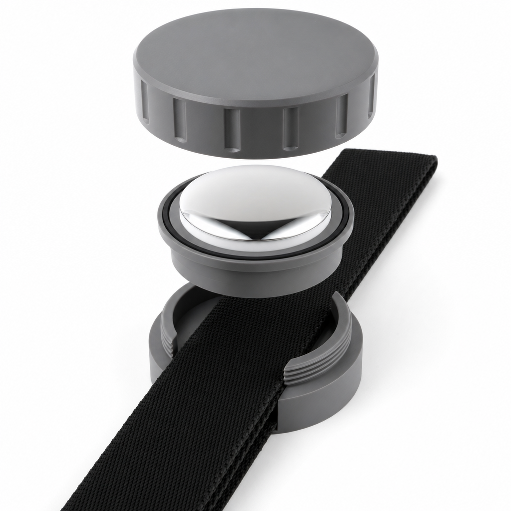 Dog Collar AirTag Holder Screw-Down Case Fits Collars up to 26mm No Unbuckling